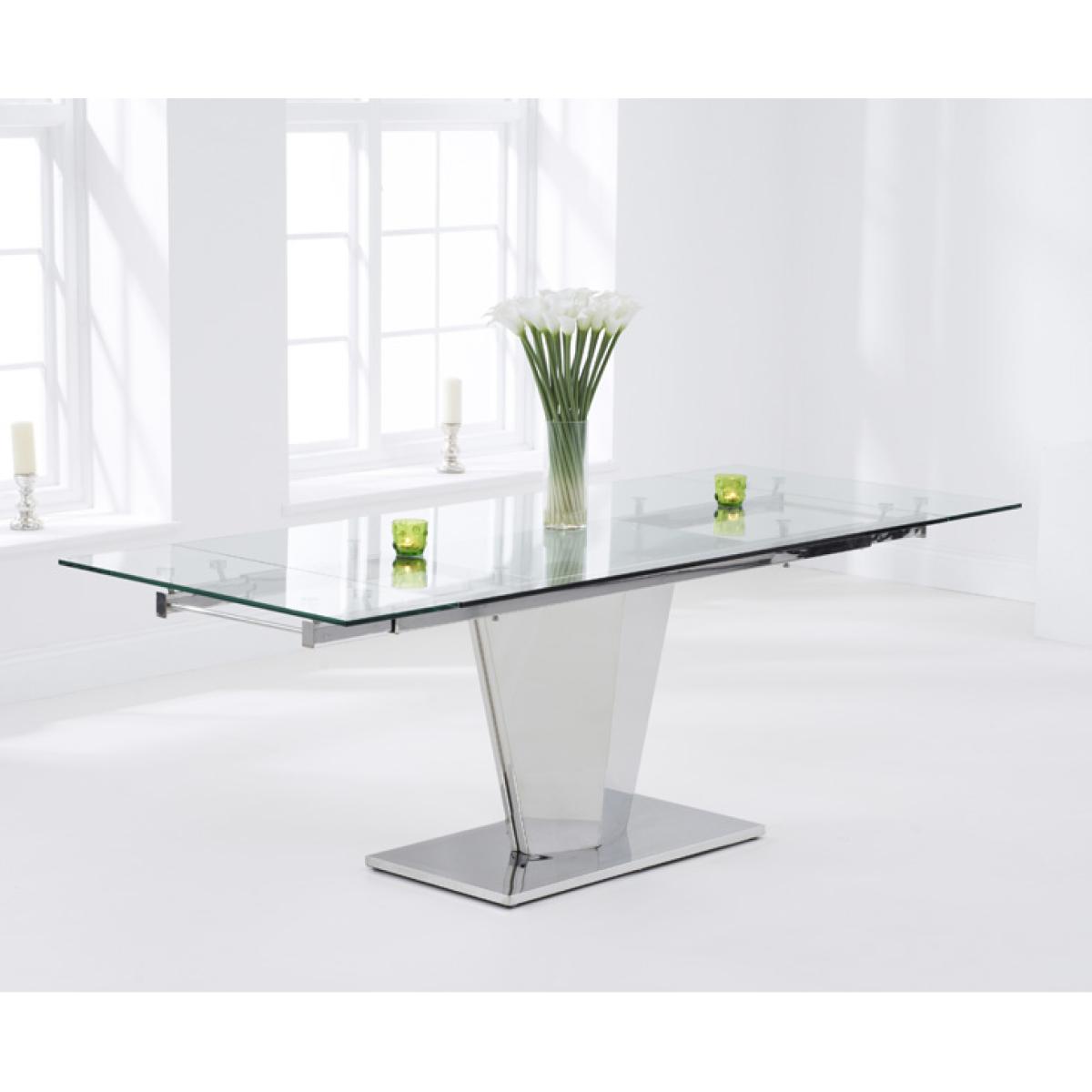 Liberty 160cm Extending Glass Dining Table with Hampstead Z Chairs - Grey, 4 Chairs – image 3