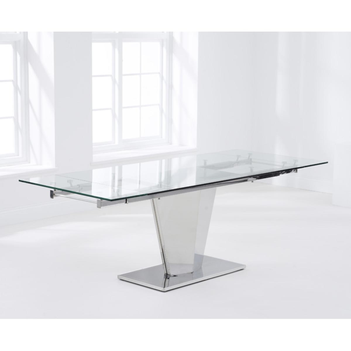 Liberty 160cm Extending Glass Dining Table with Hampstead Z Chairs - Grey, 4 Chairs – image 4