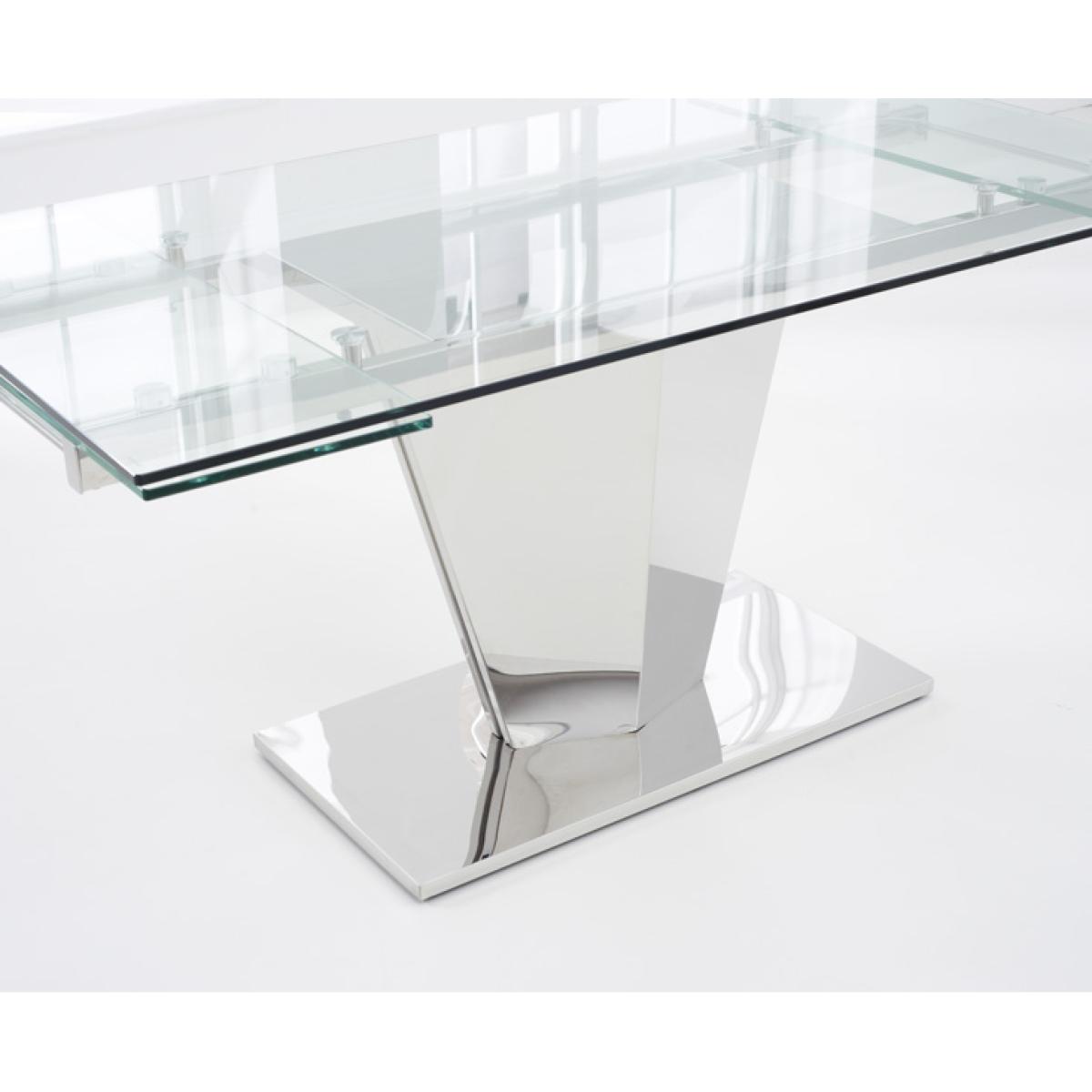 Liberty 160cm Extending Glass Dining Table with Hampstead Z Chairs - Grey, 4 Chairs – image 7