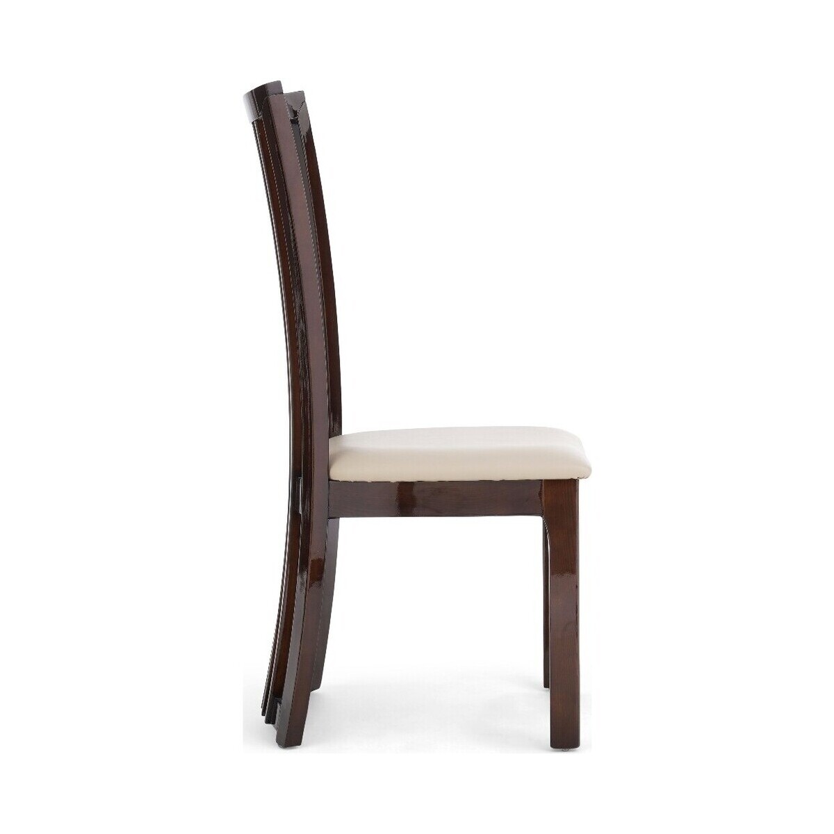 Reni Solid Wood and Leather Dining Chairs – image 2