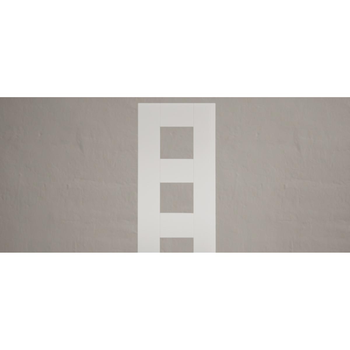 Painted Signal White Flow Back Dining Chairs with Linen Fabric Seat Pad – image 8