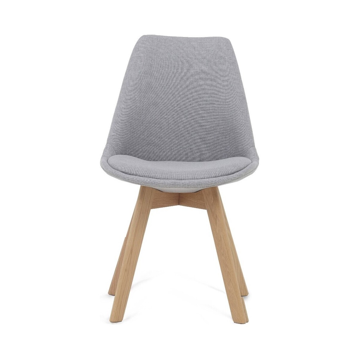 Duke Light Grey Fabric Dining Chairs – image 2