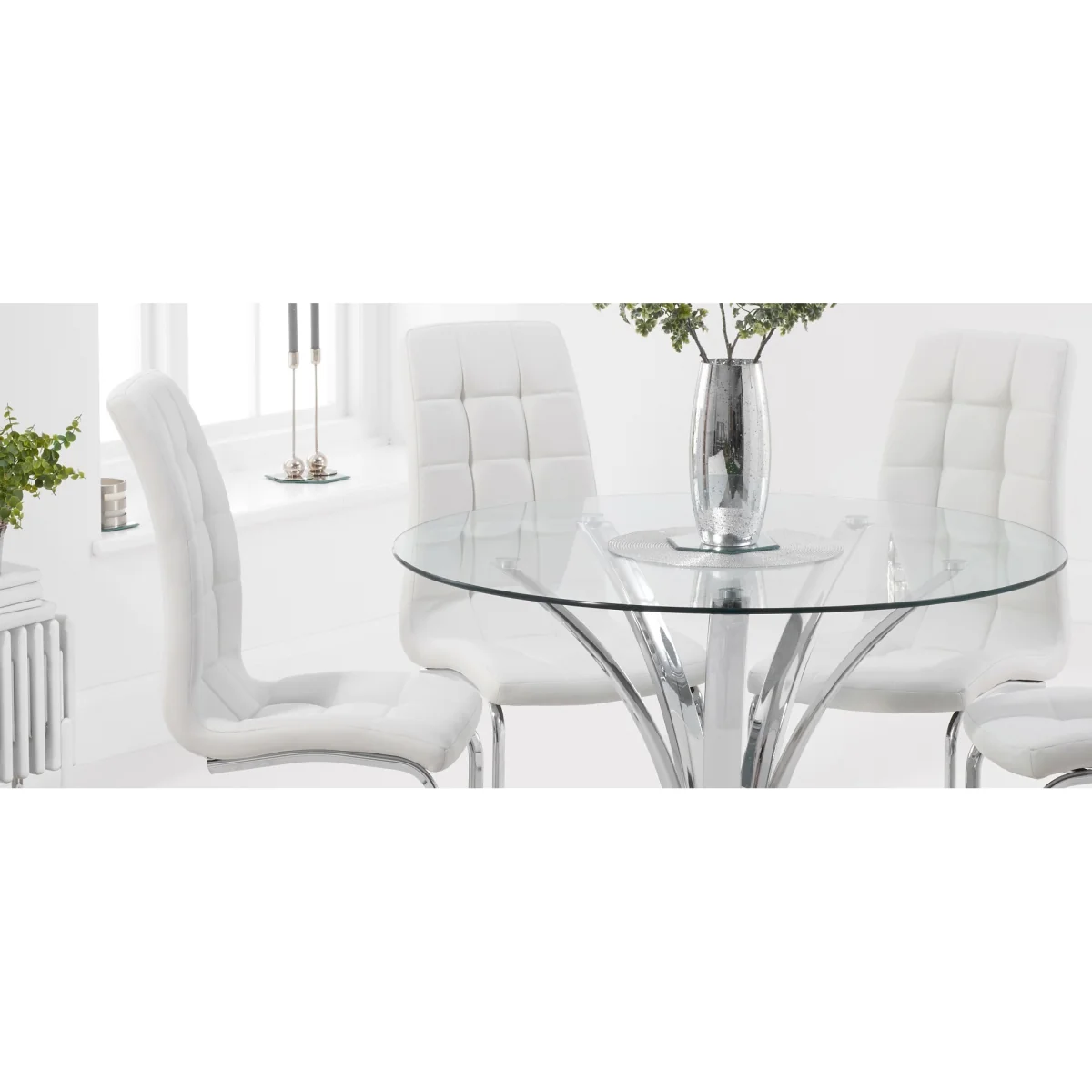 White Vigo Chairs – image 9