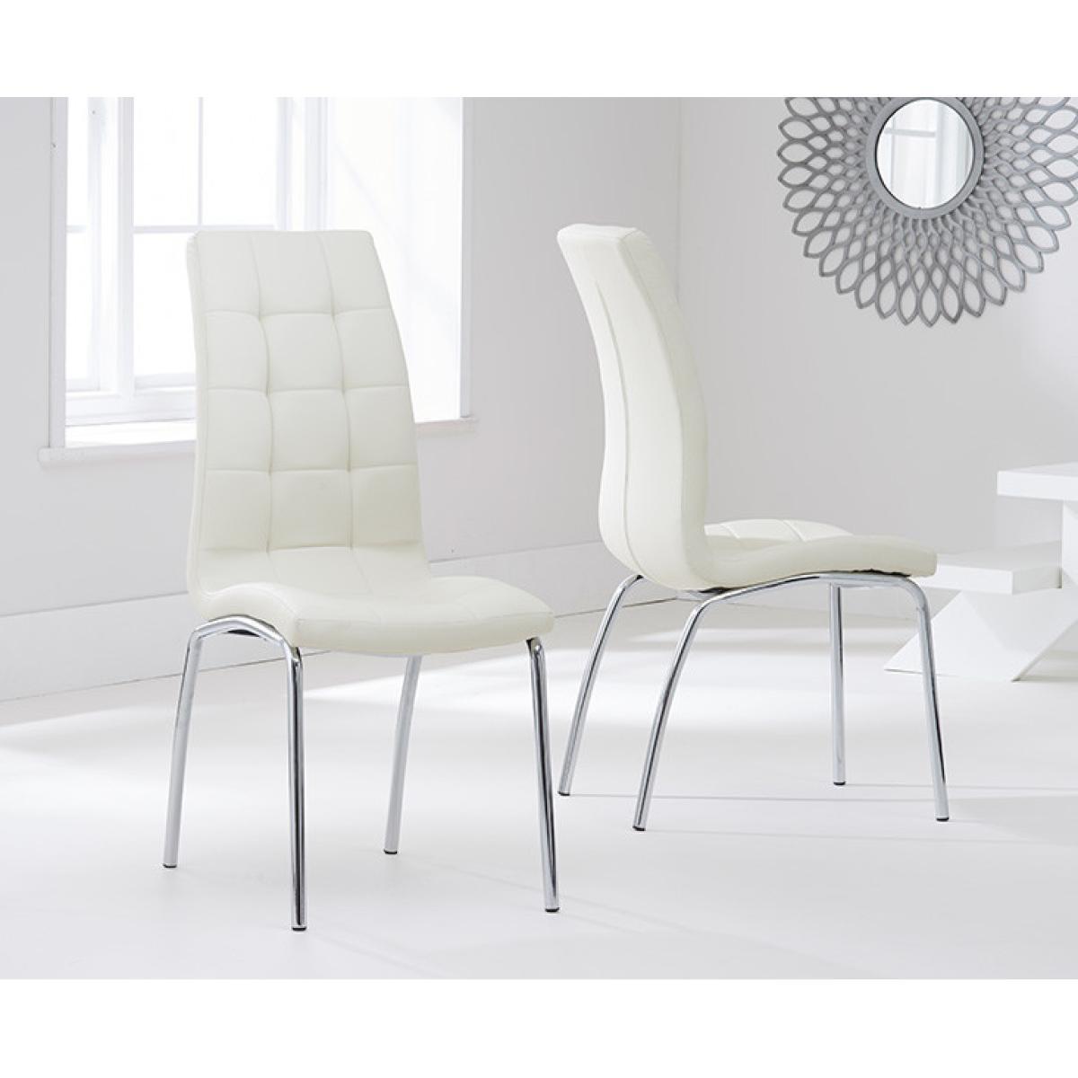 Denver 120cm Rectangular Glass Dining Table with Calgary Chairs - Grey, 4 Chairs – image 11