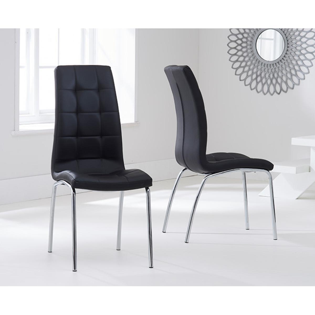 Denver 120cm Rectangular Glass Dining Table with Calgary Chairs - Grey, 4 Chairs – image 9