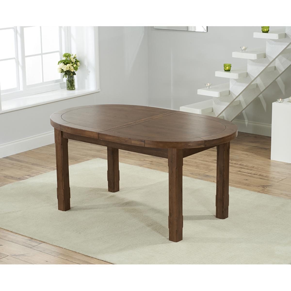 Chelsea Dark Oak Extending Dining Table with Anais Fabric Dark Oak Leg Chairs - Grey, 4 Chairs – image 10