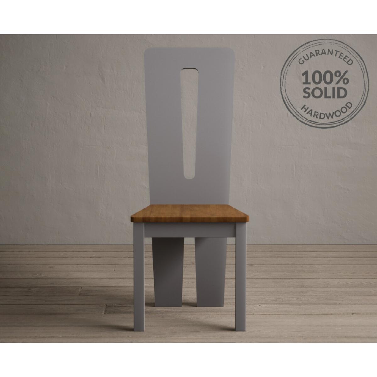 Rustic Oak Lucca Chairs – image 2