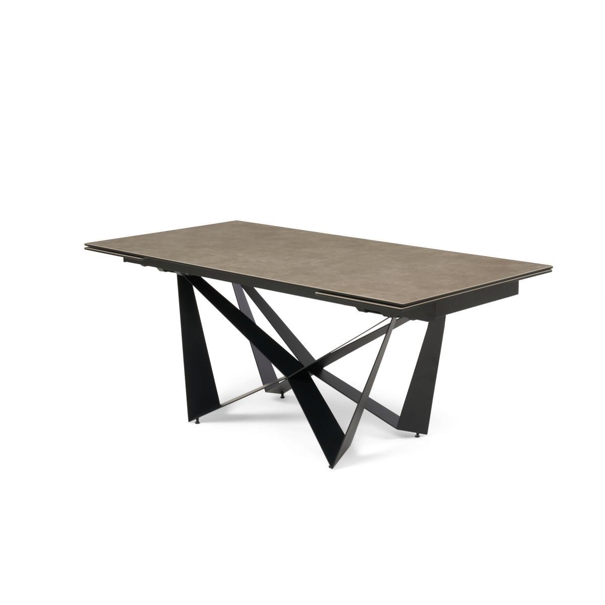 Blenheim 180cm Extending Grey Stone Dining Table with Marcel Antique Chairs - Brown, 6 Chairs – image 6