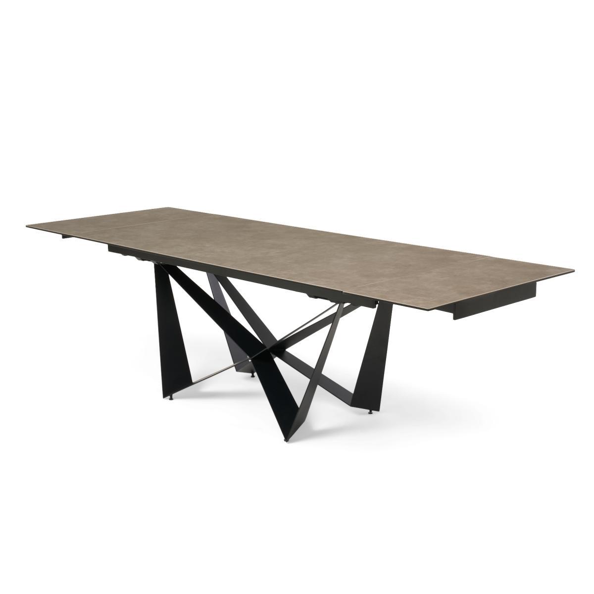 Blenheim 180cm Extending Grey Stone Dining Table with Marcel Antique Chairs - Brown, 6 Chairs – image 7