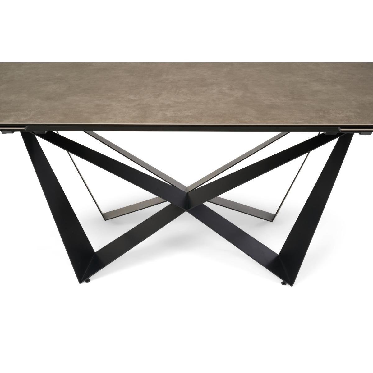 Blenheim 180cm Extending Grey Stone Dining Table with Marcel Antique Chairs - Brown, 6 Chairs – image 8