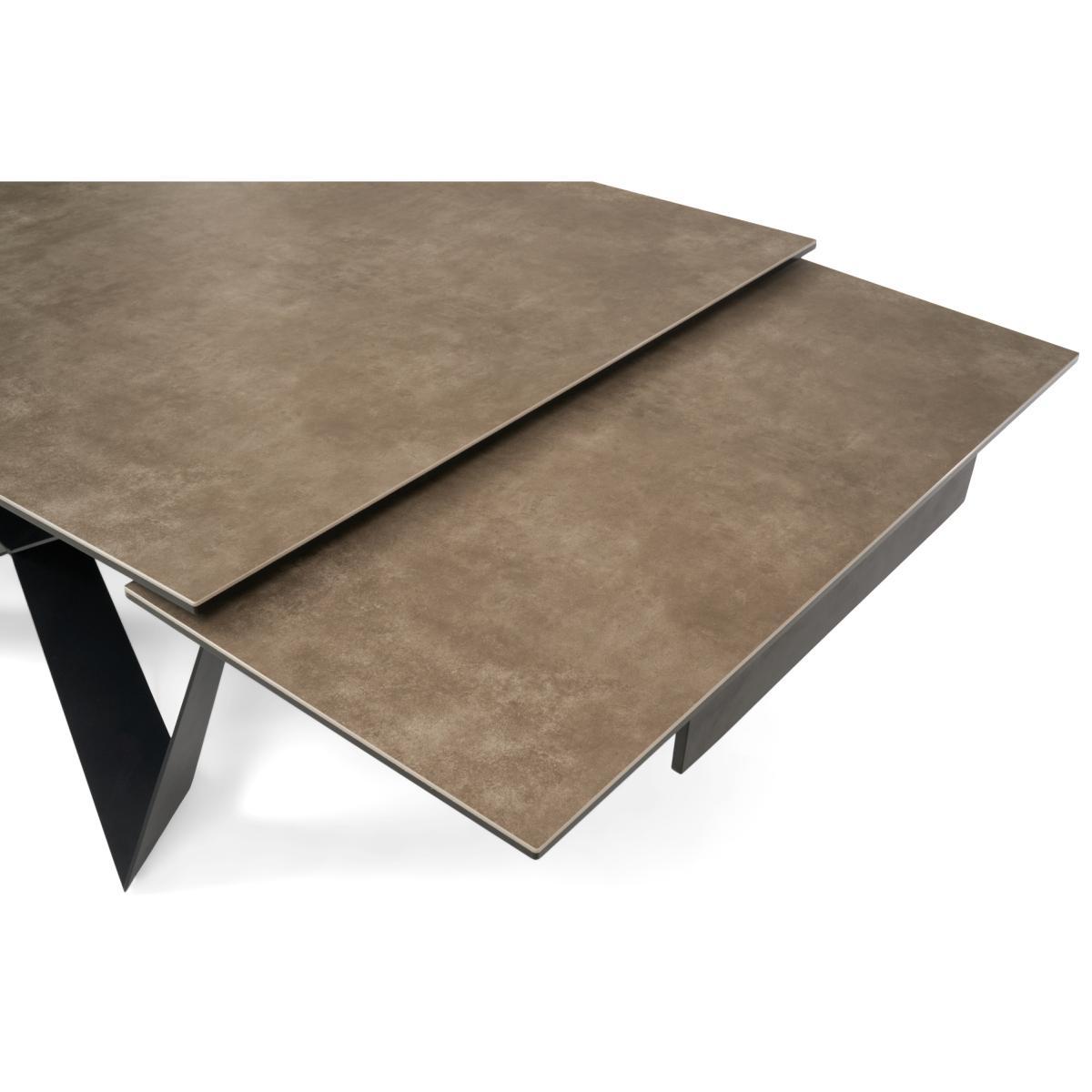 Blenheim 180cm Extending Grey Stone Dining Table with Marcel Antique Chairs - Brown, 6 Chairs – image 9