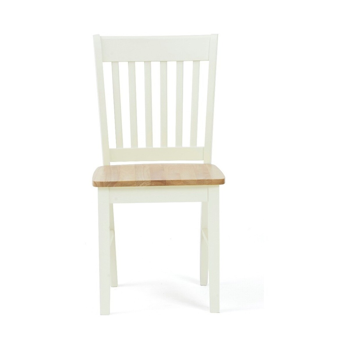 Genoa Oak and Cream Dining Chairs – image 2