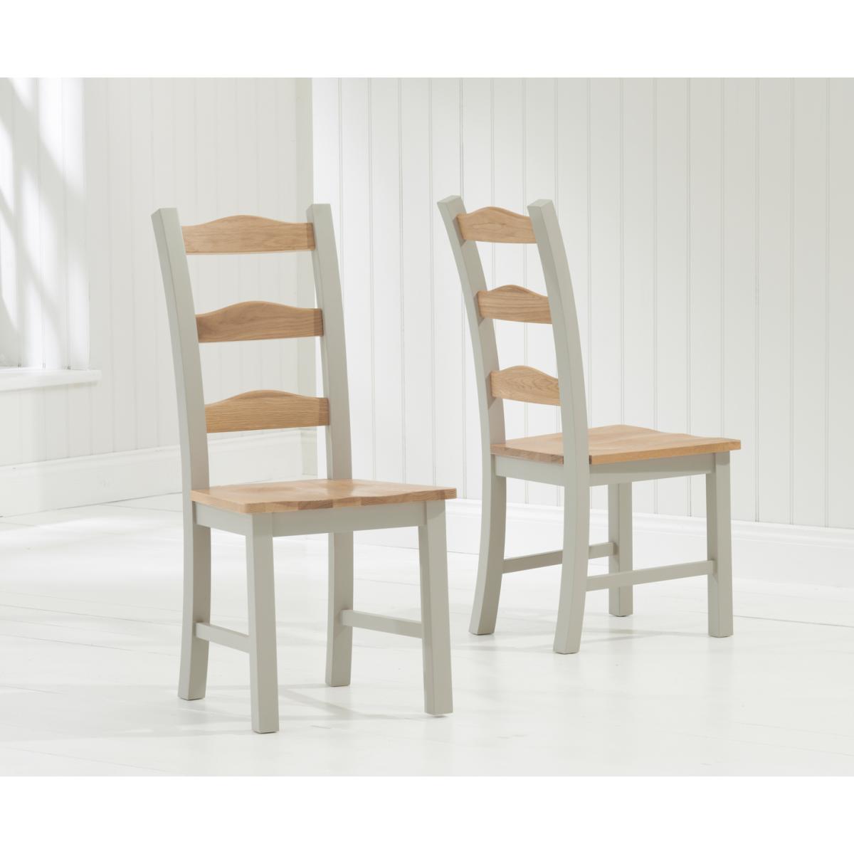 Somerset 90cm Oak and Grey Flip Top Extending Dining Table with Somerset Chairs - Oak and Grey, 4 Chairs – image 10