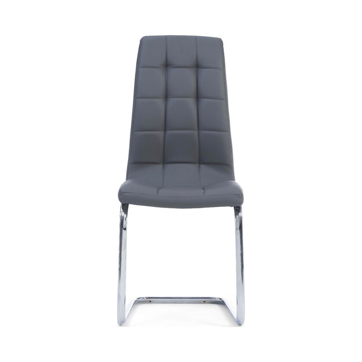 Lorin Grey Faux Leather Dining Chairs – image 2