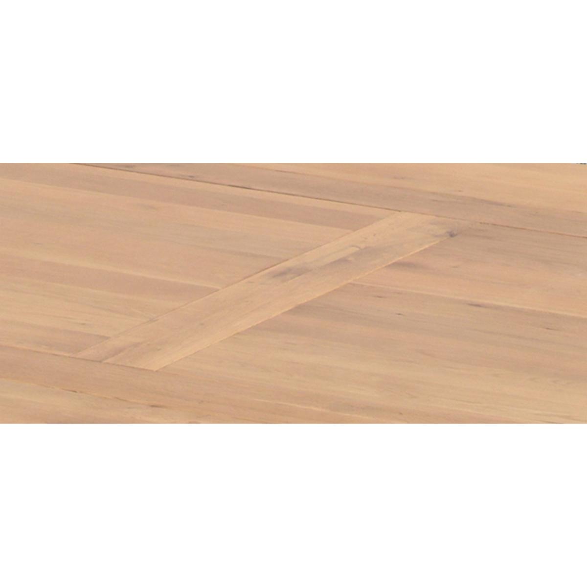 Bordeaux 165cm Oak and Cream All Sides Extending Table with Cavendish Chairs - Cream, 4 Chairs – image 10