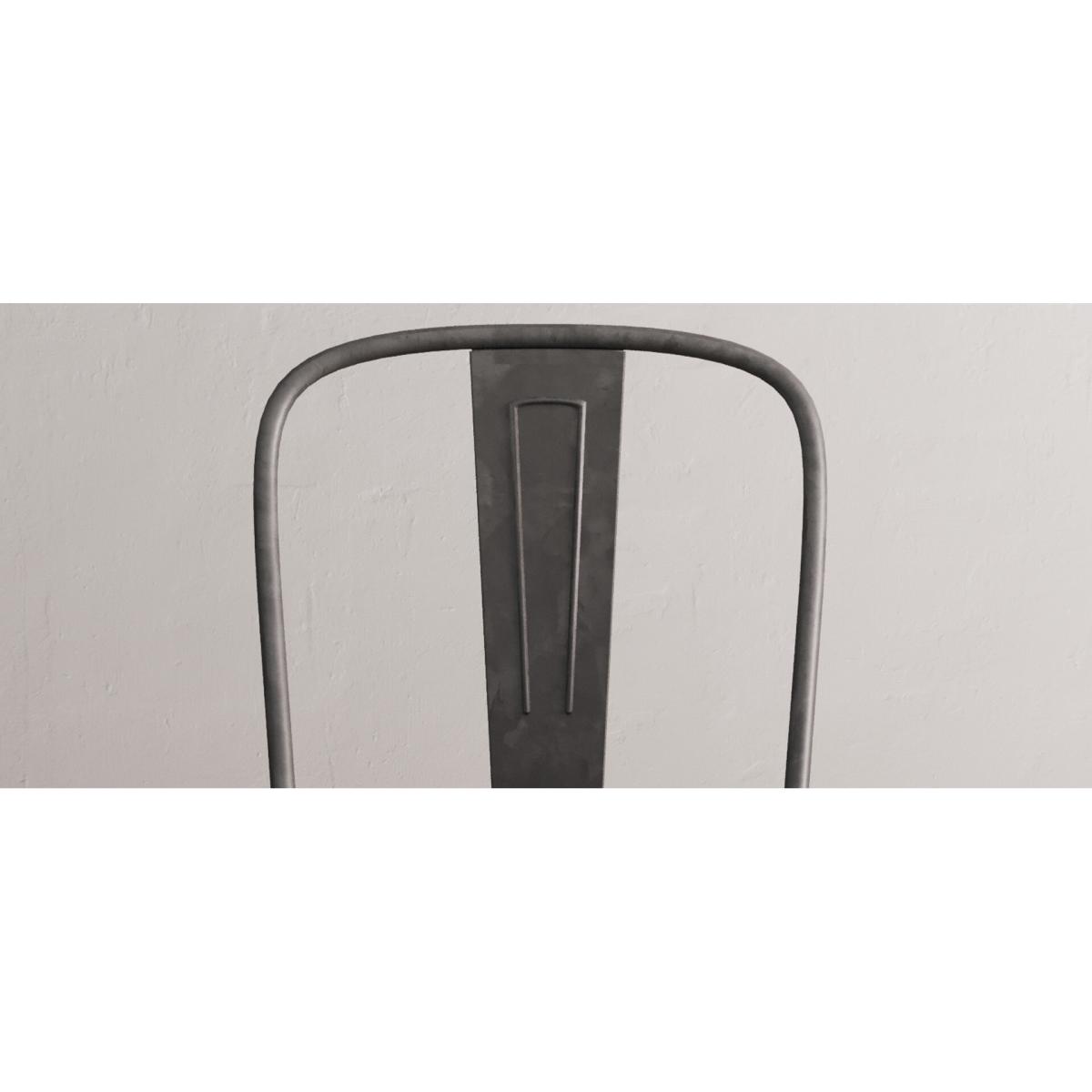 Dakota Dark Acacia and Metal Dining Chairs – image 9