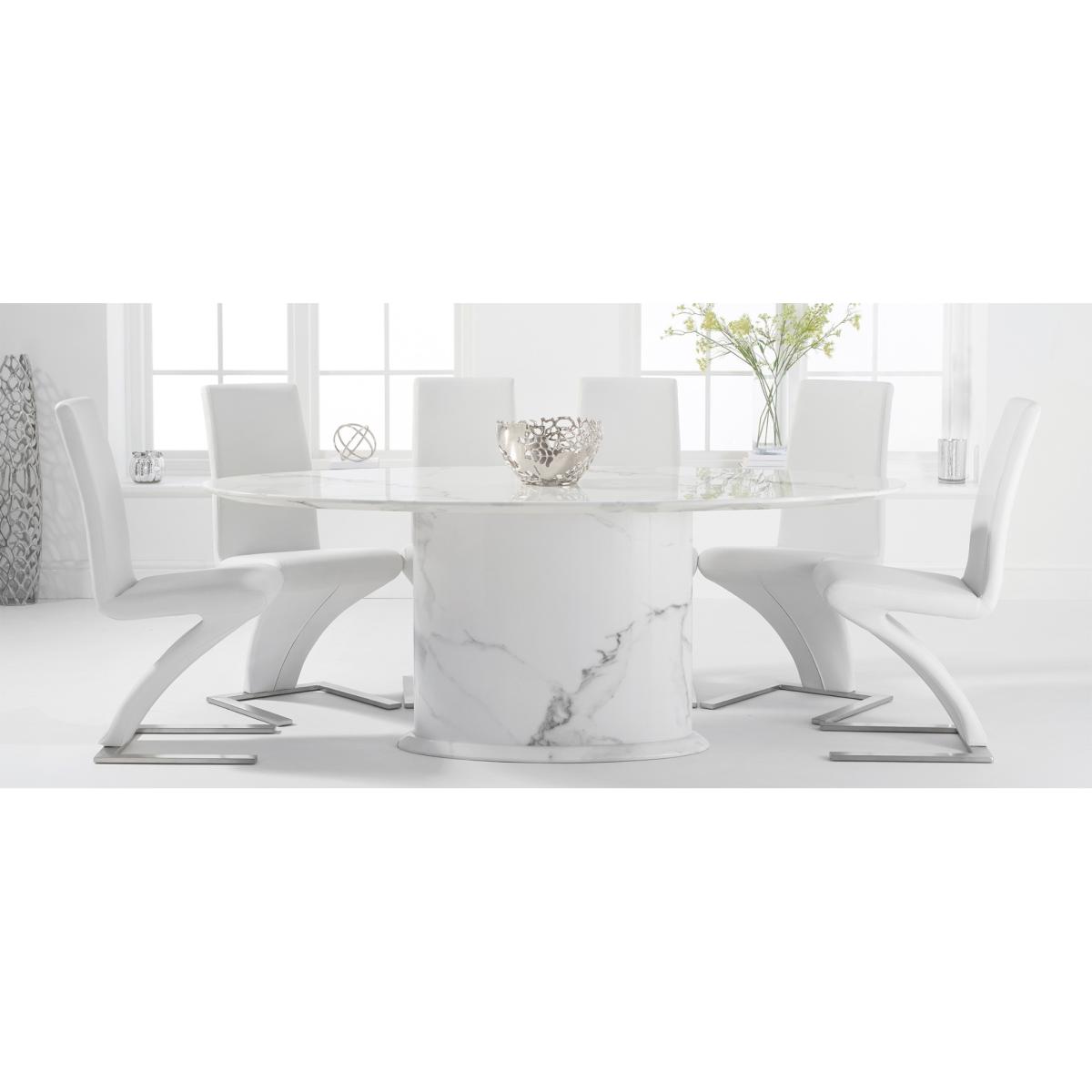 Aldo Z Ivory White Faux Leather Dining Chairs – image 4