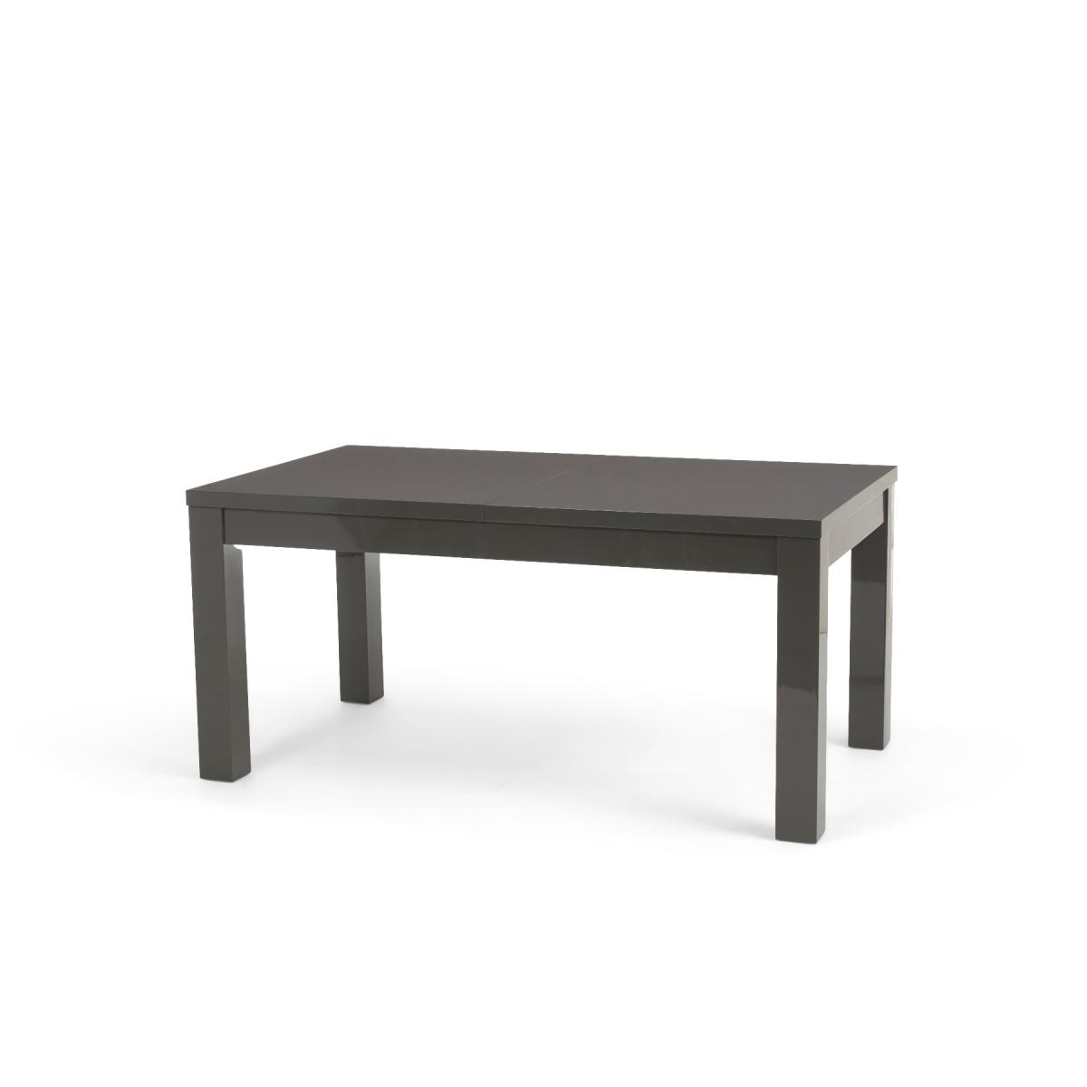 Atlanta Dark Grey Gloss 160-220cm Extending Dining Table with Calgary Chairs - Grey, 4 Chairs – image 20