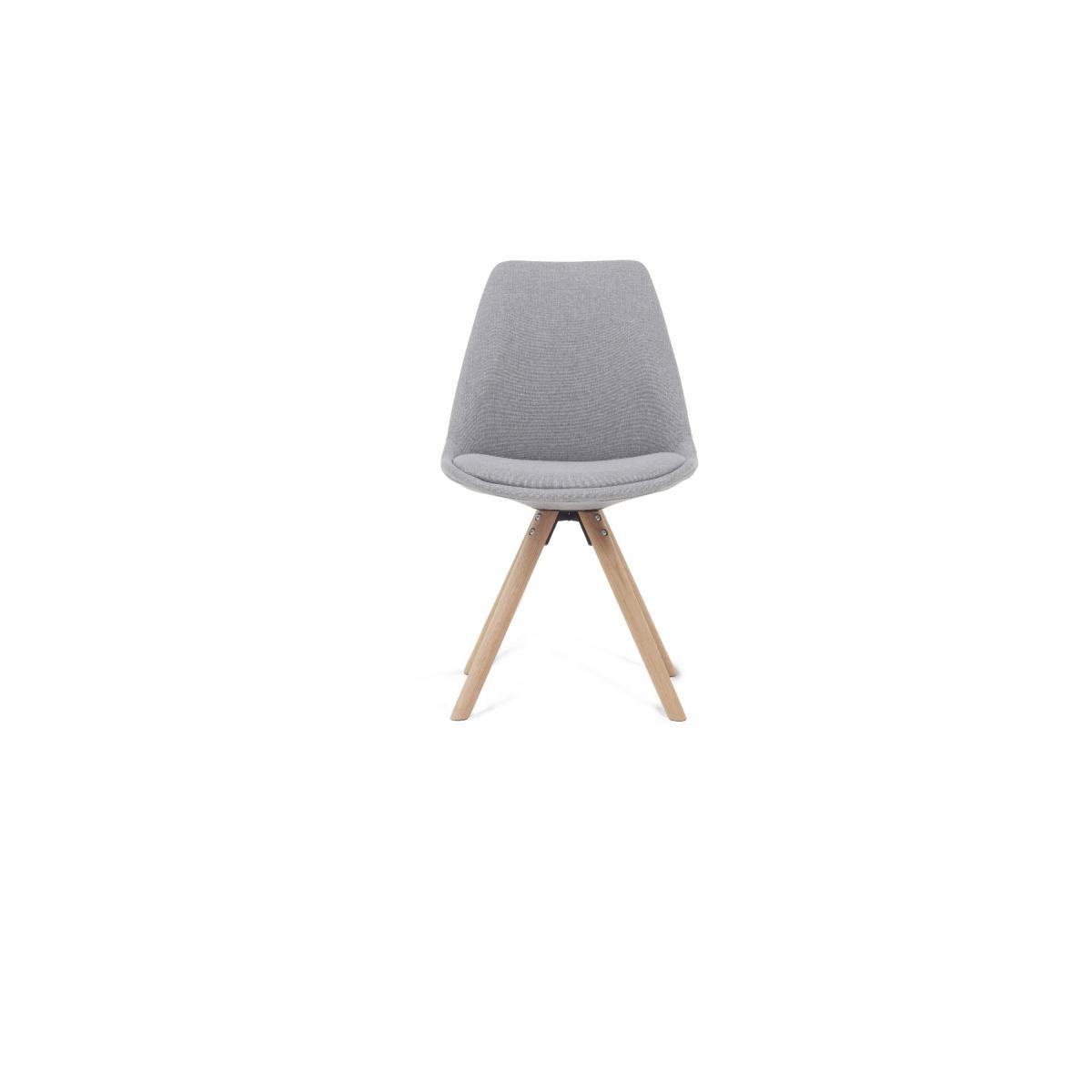 Oxford 120cm Solid Oak Dining Table with Oscar Fabric Round Leg Chairs – image 10
