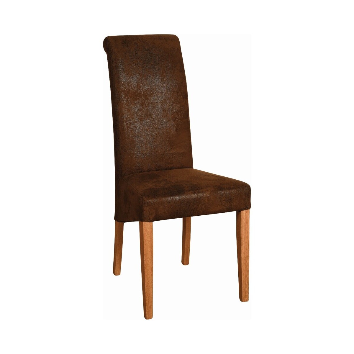 Lulworth Light Oak Bison Fabric Dining Chair with Light Leg