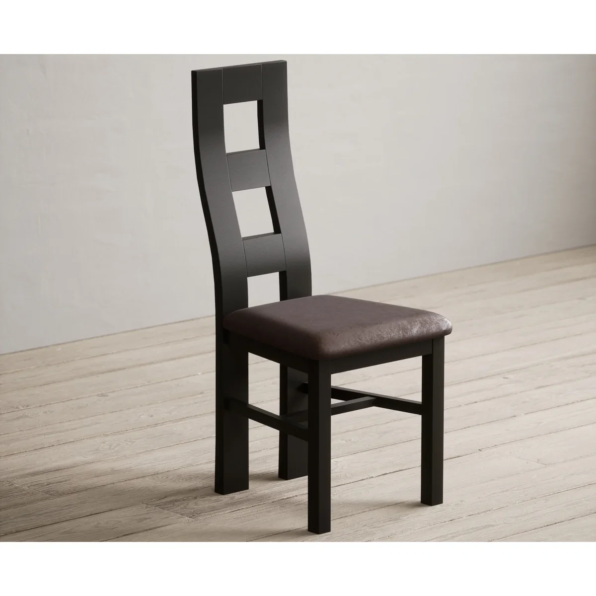 Brown Painted Chairs – image 4