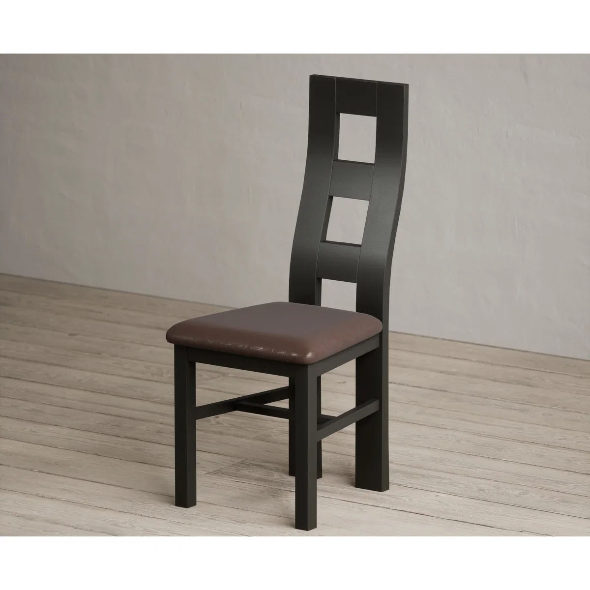Brown Painted Chairs – image 5