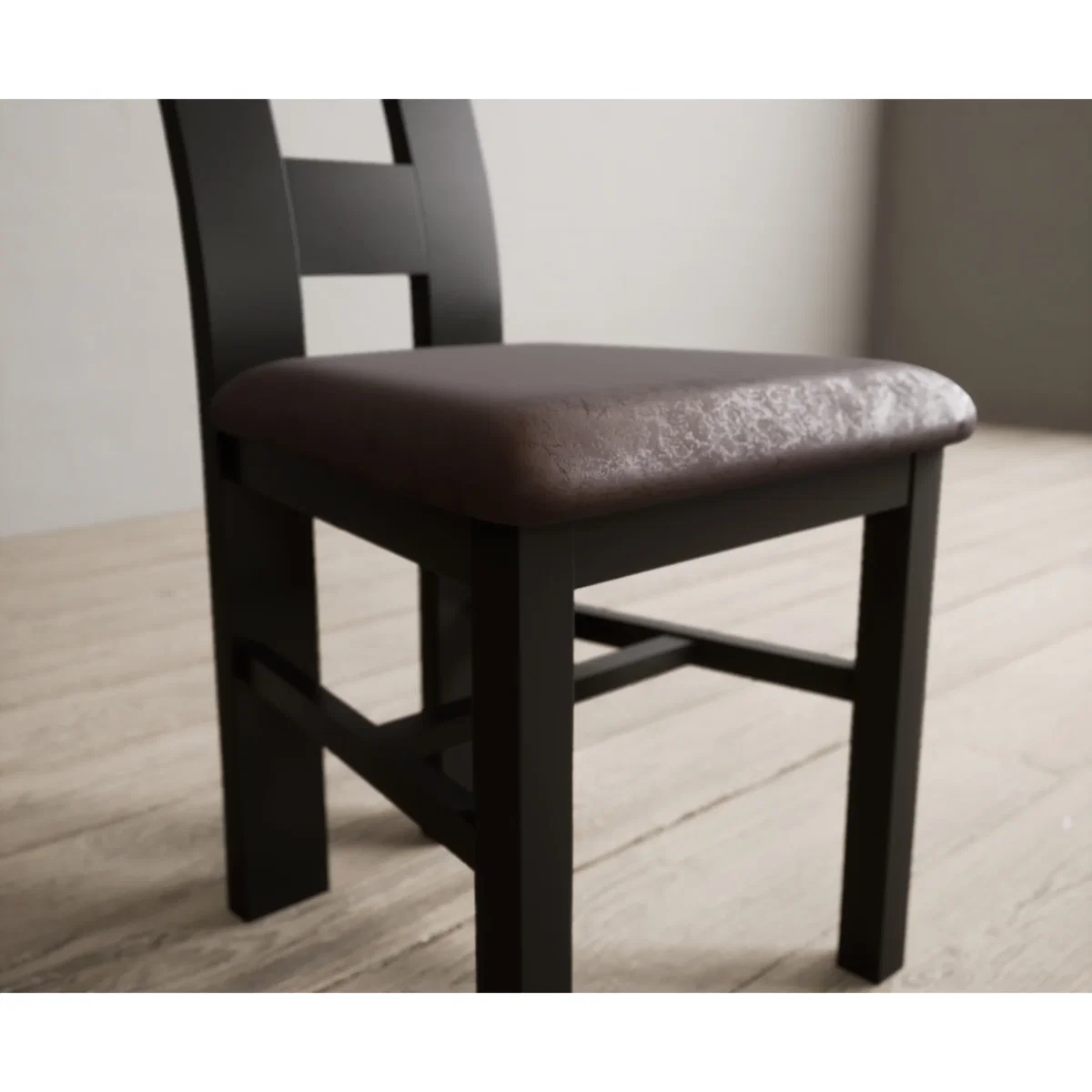 Brown Painted Chairs – image 6