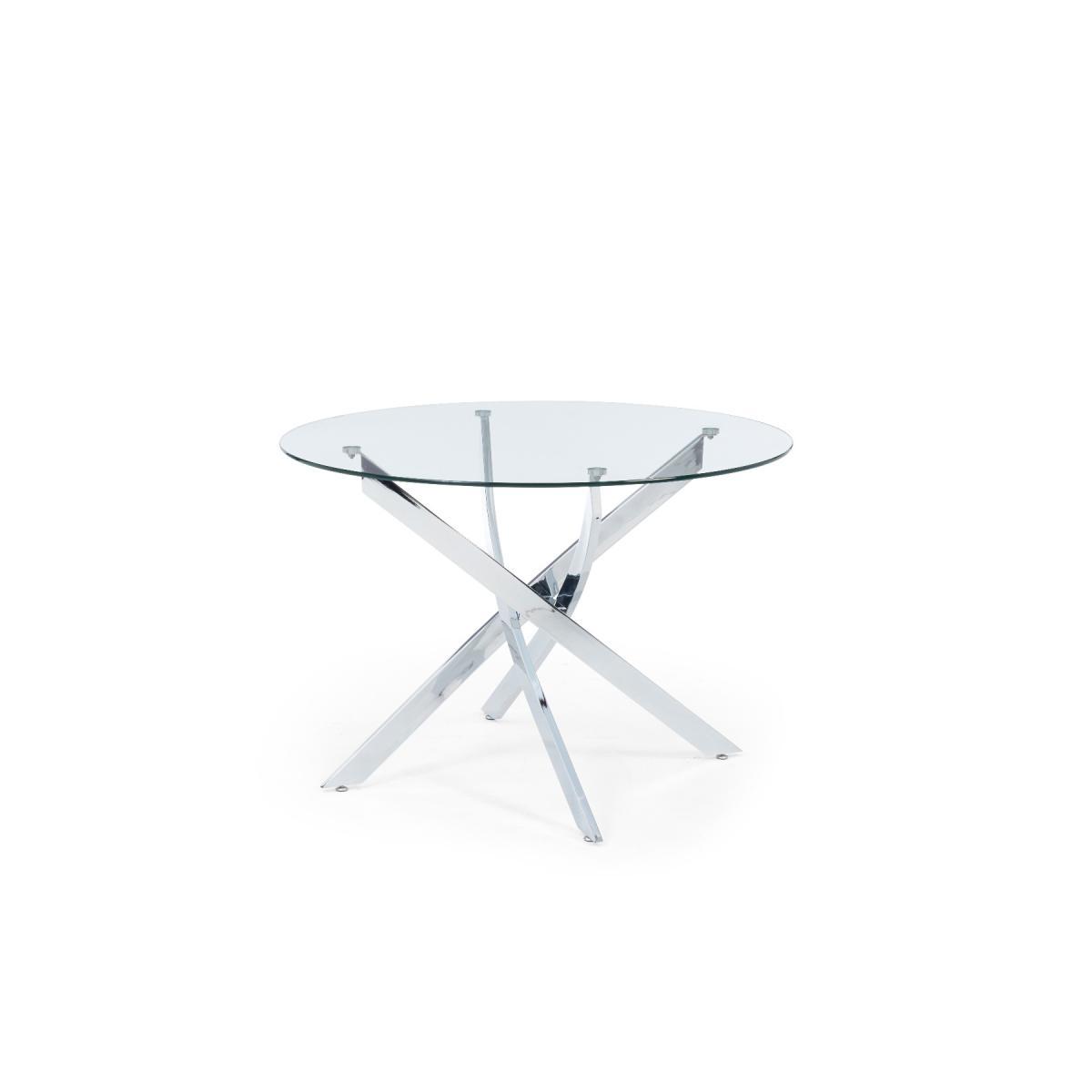 Denver 120cm Glass Dining Table with Lorin Chairs - White, 4 Chairs – image 14