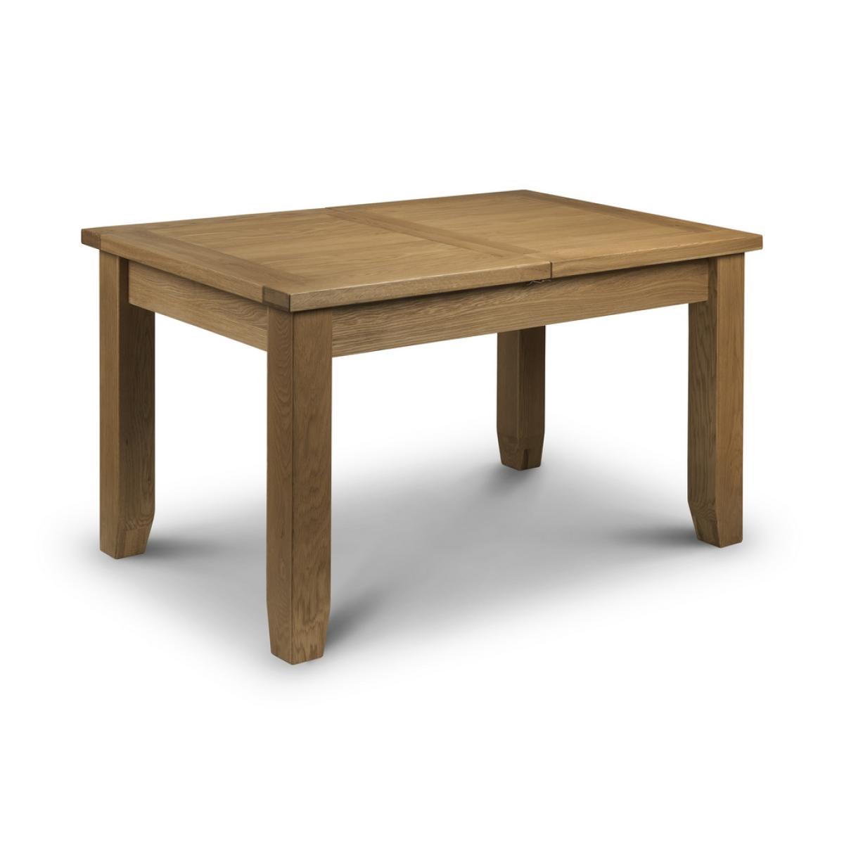 Medford 140cm Oak Extending Dining Table and Chairs - Brown, 4 Chairs – image 3