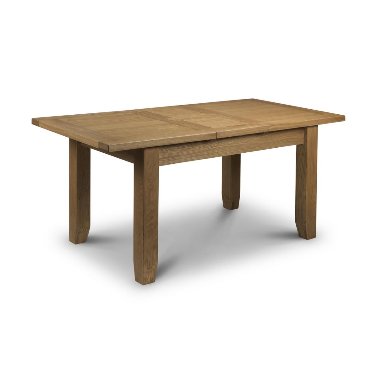 Medford 140cm Oak Extending Dining Table and Chairs - Brown, 4 Chairs – image 4