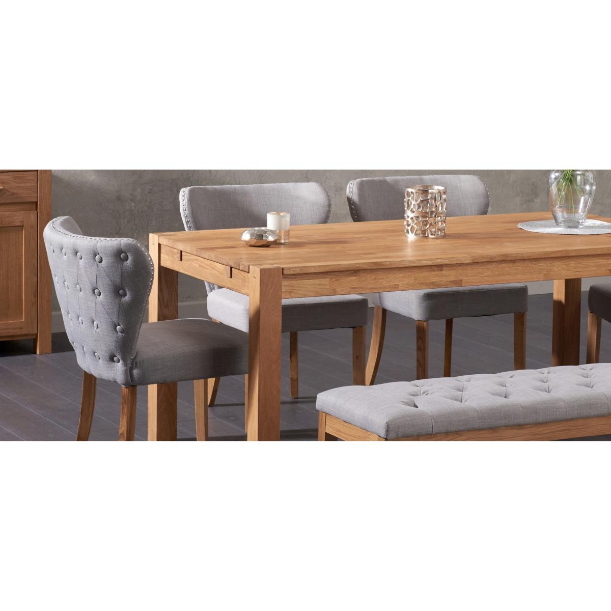 Isobel Grey Fabric Dining Chairs - Grey – image 8