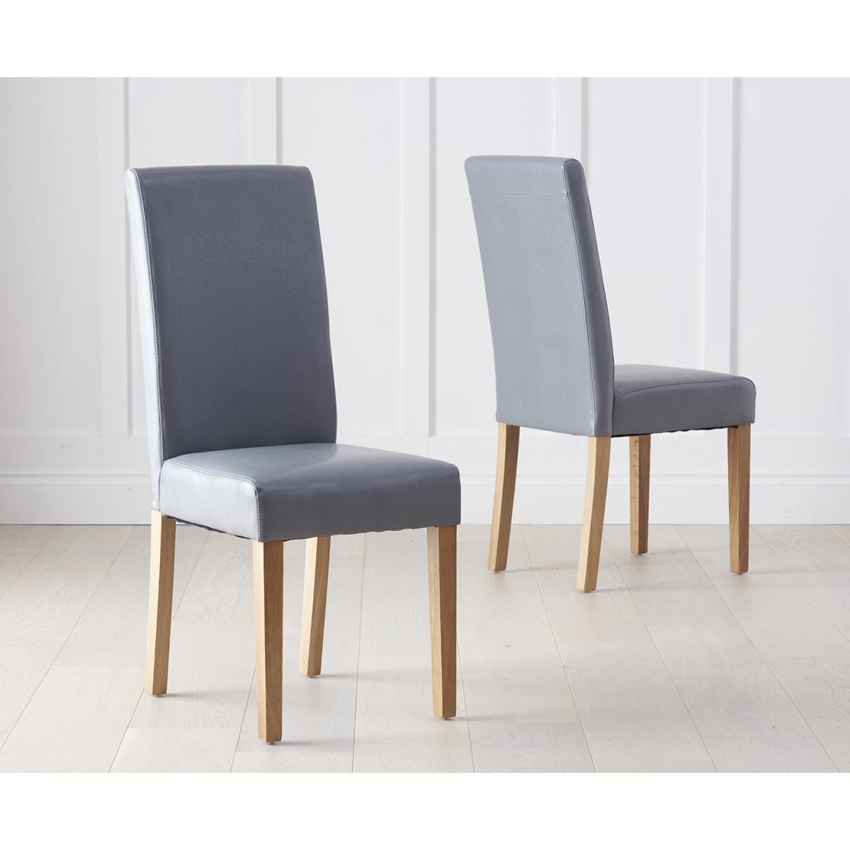 Oxford 150cm Solid Oak Dining Table with Grey Albany Chairs – image 16