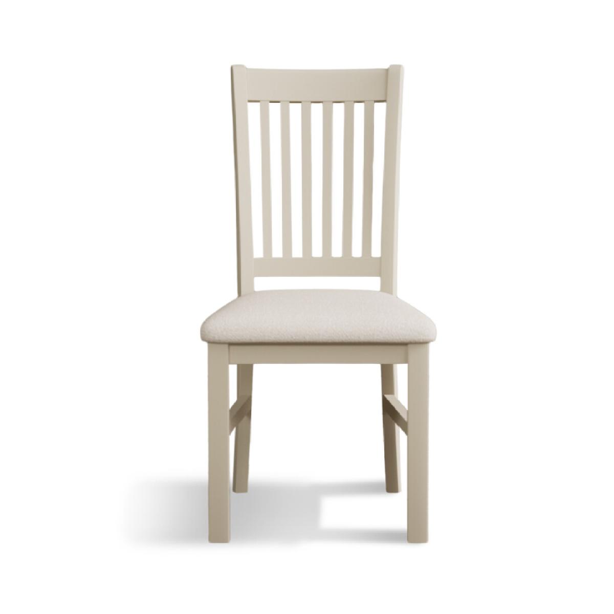 Warwick Cream Dining Chairs with Linen Seat Pad – image 5
