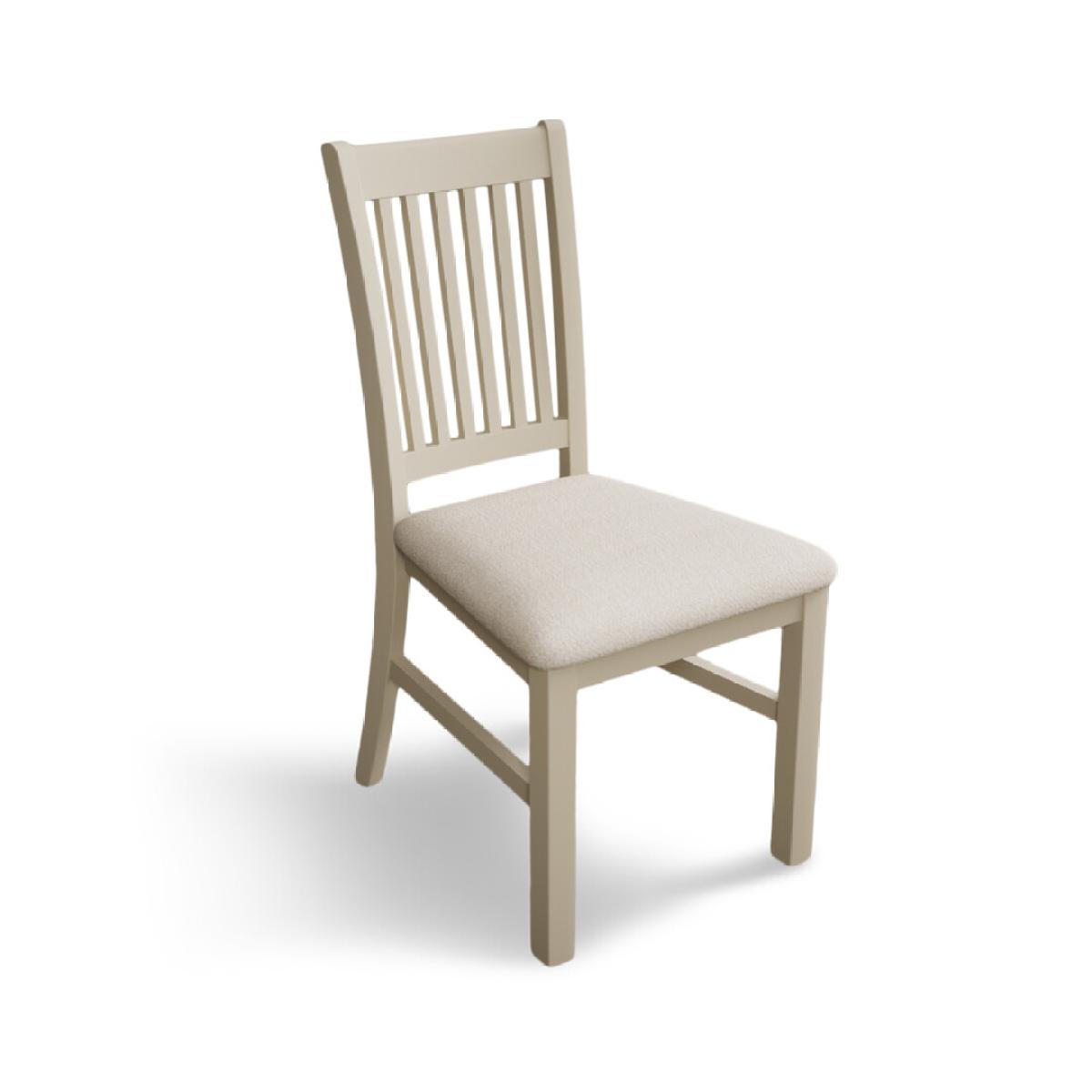 Warwick Cream Dining Chairs with Linen Seat Pad – image 6