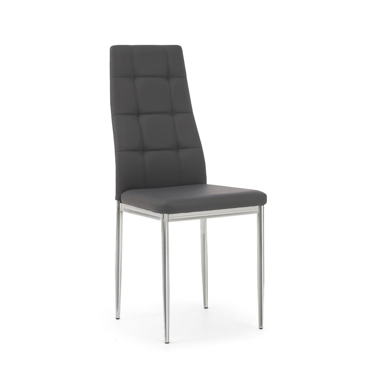 Angelo Grey Faux Leather Dining Chairs – image 3