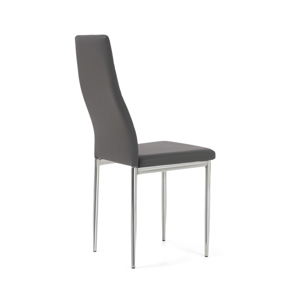 Angelo Grey Faux Leather Dining Chairs – image 6