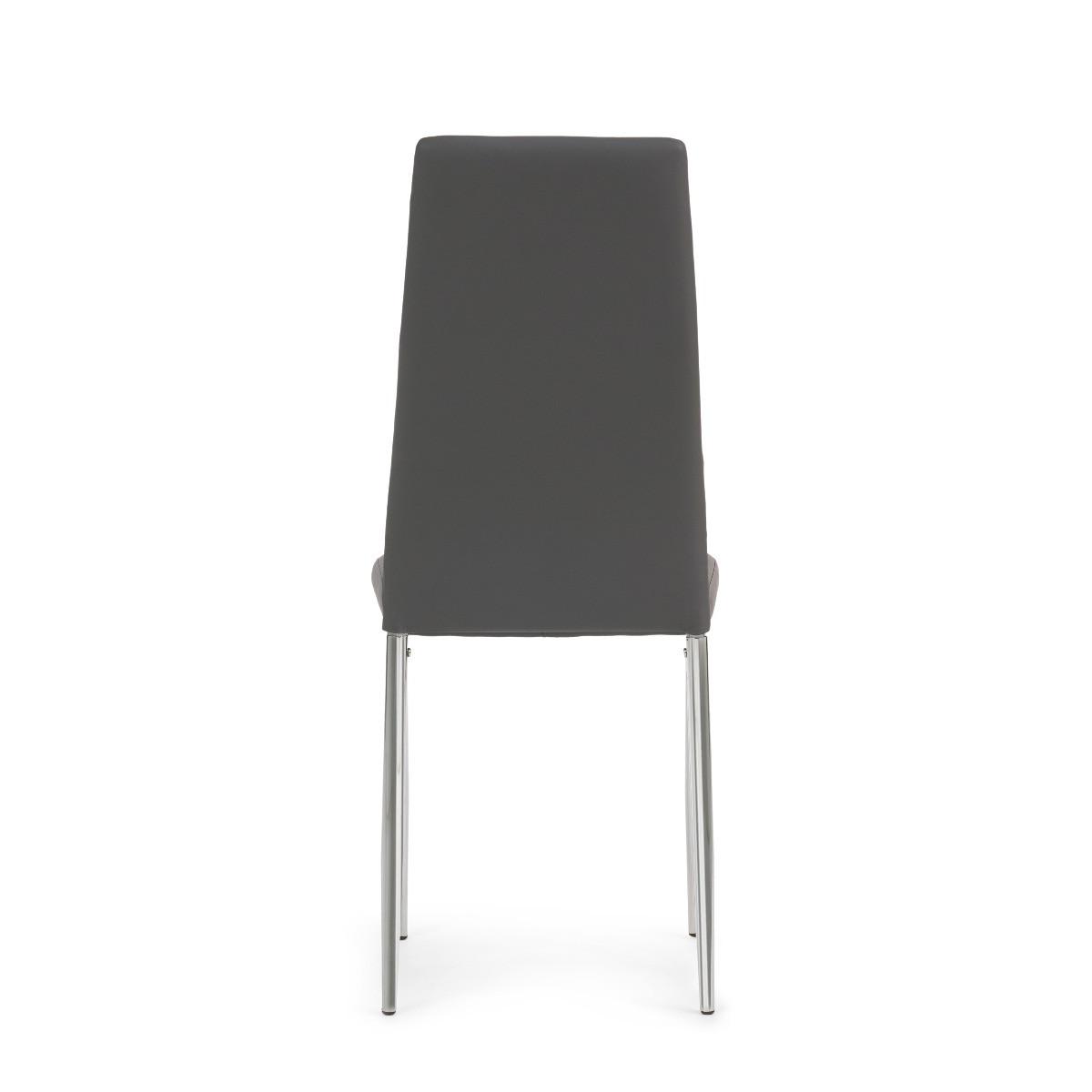Angelo Grey Faux Leather Dining Chairs – image 8
