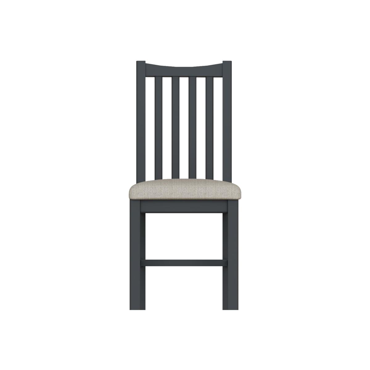 Arlia Oak and Grey Dining Chairs with Fabric Seats - Oak and Grey, 2 Chairs – image 1
