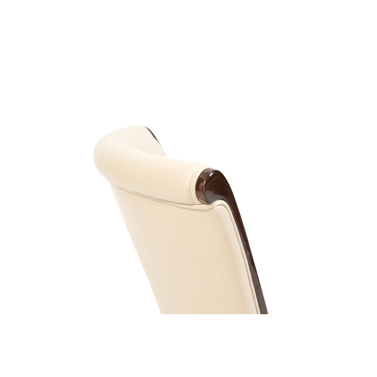 Lorient Cream Leather Dining Chairs – image 9