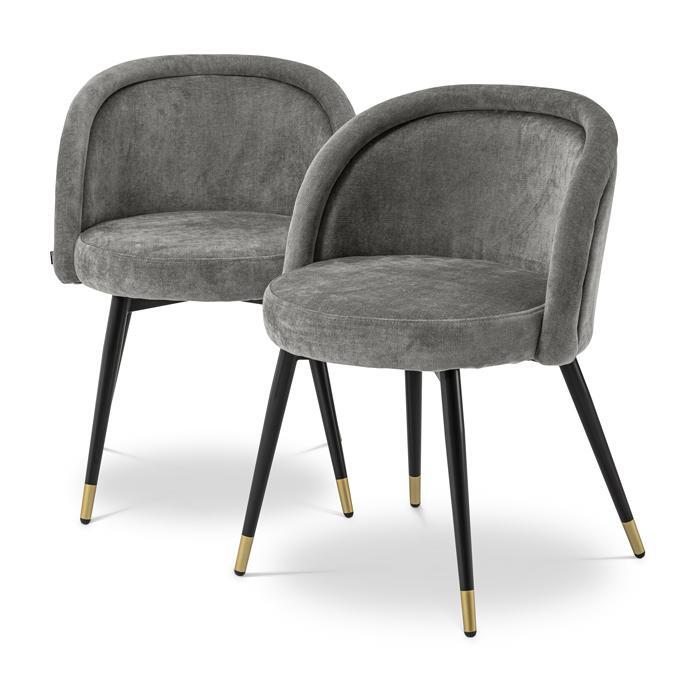 Eichholtz Chloé Grey Set Of 2 Dining Chair – image 7