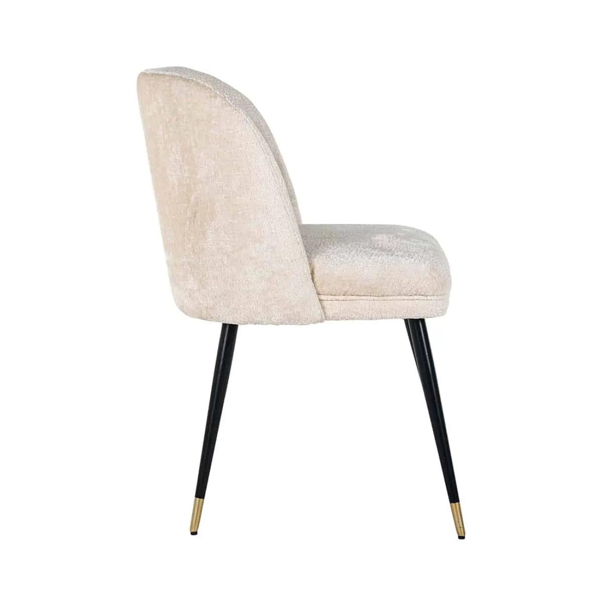 Richmond Alicia Dining Chair in White Chenille – image 3