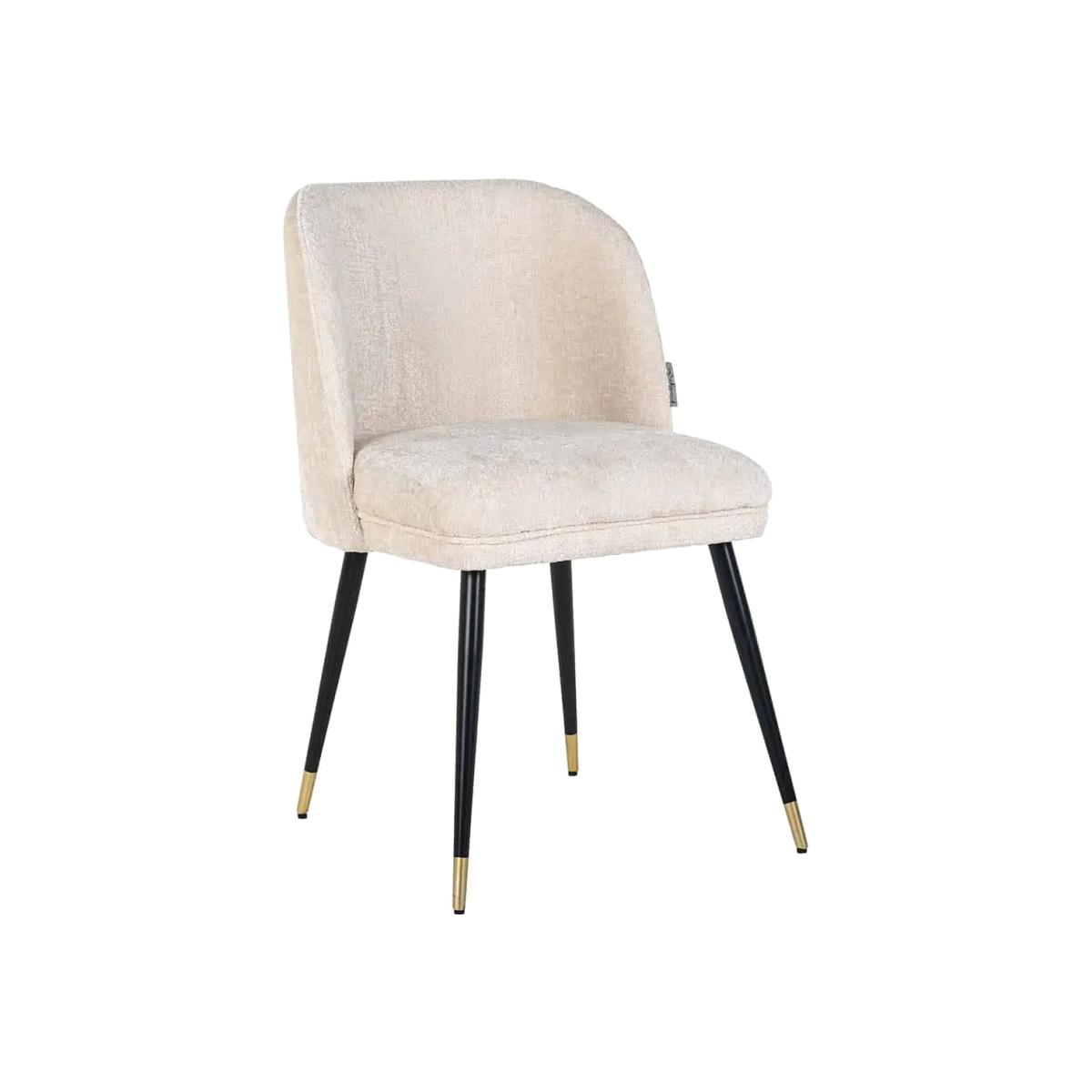 Richmond Alicia Dining Chair in White Chenille – image 1
