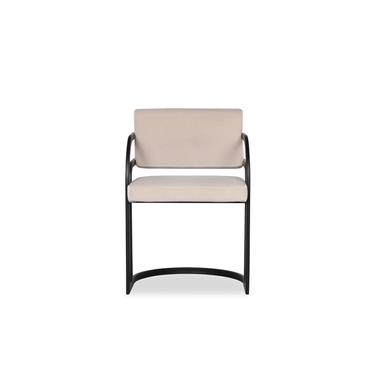 Liang & Eimil Dylan Dining Chair Gainsborough Ash Grey Velvet – image 2