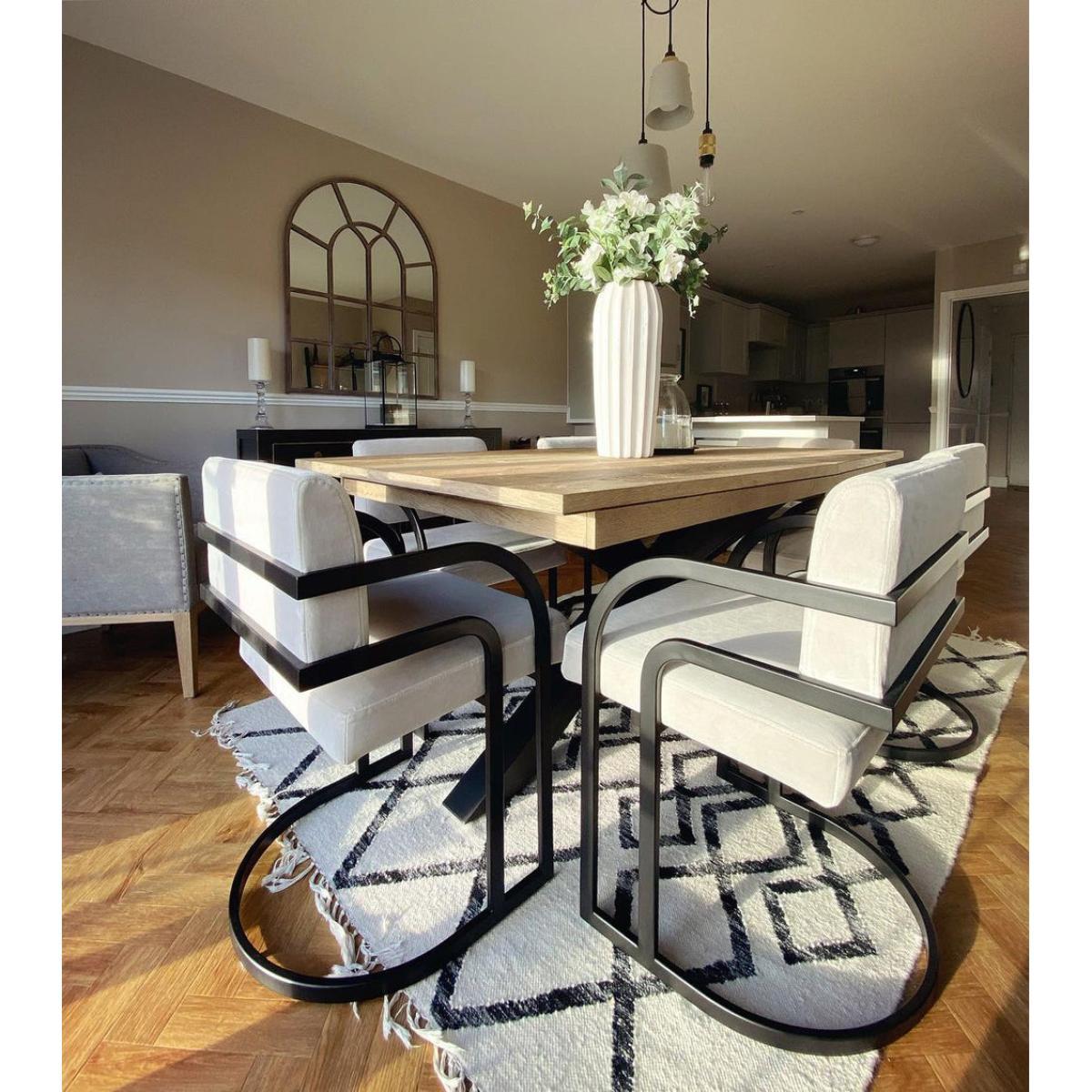 Liang & Eimil Dylan Dining Chair Gainsborough Ash Grey Velvet – image 5
