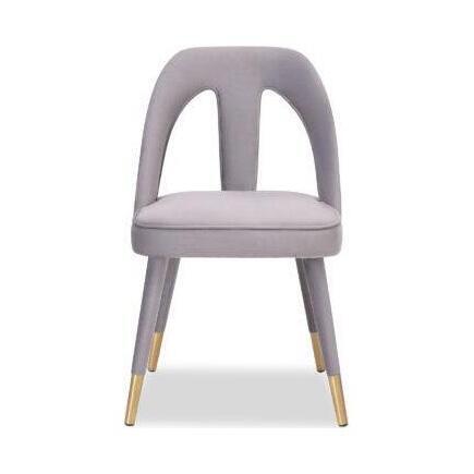 Liang & Eimil Pigalle Chair Kaster Light Grey Velvet – image 2