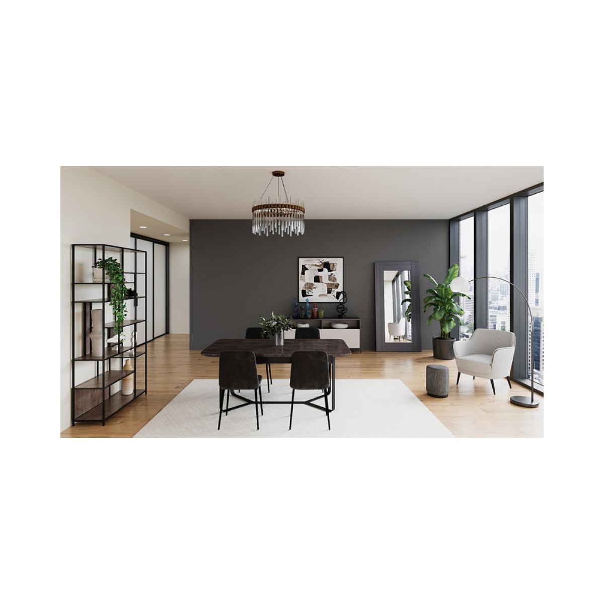 Olivia's Carly Dining Chairs Dark Grey Set of 2 – image 4