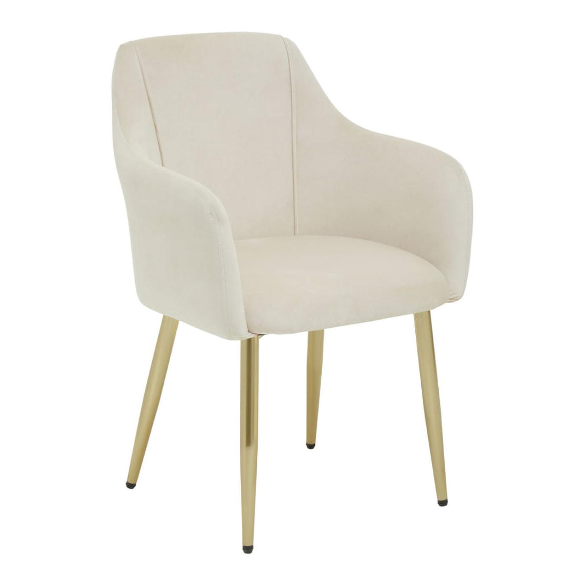 Olivia's Daisy Dining Chair in Stone Velvet – image 2