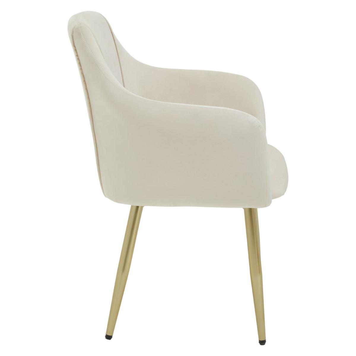 Olivia's Daisy Dining Chair in Stone Velvet – image 3