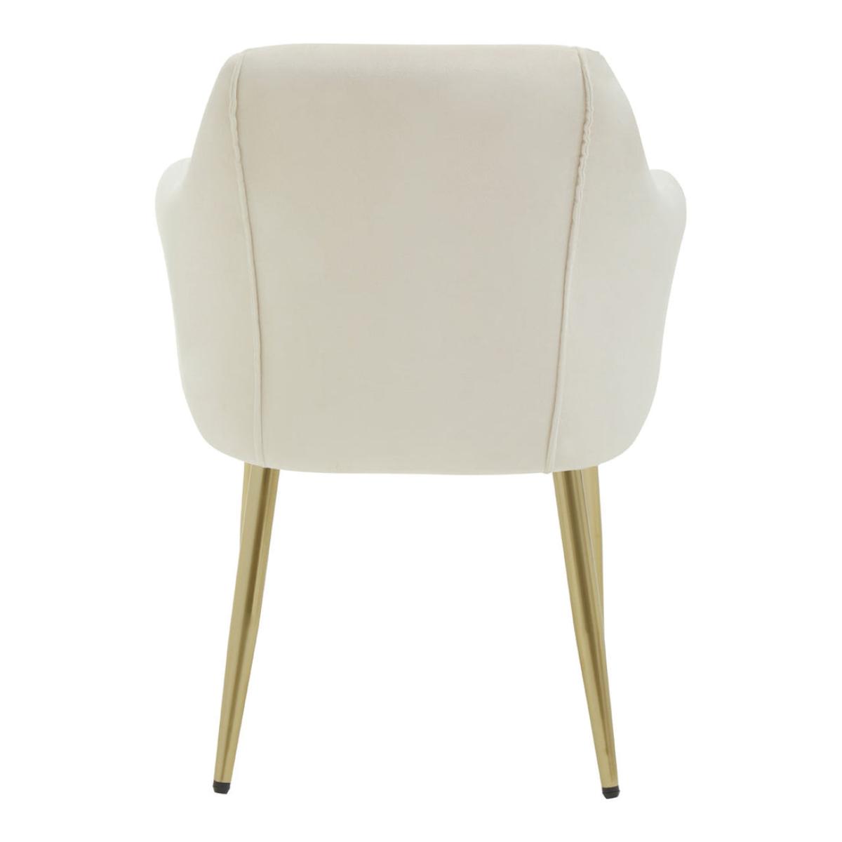 Olivia's Daisy Dining Chair in Stone Velvet – image 4