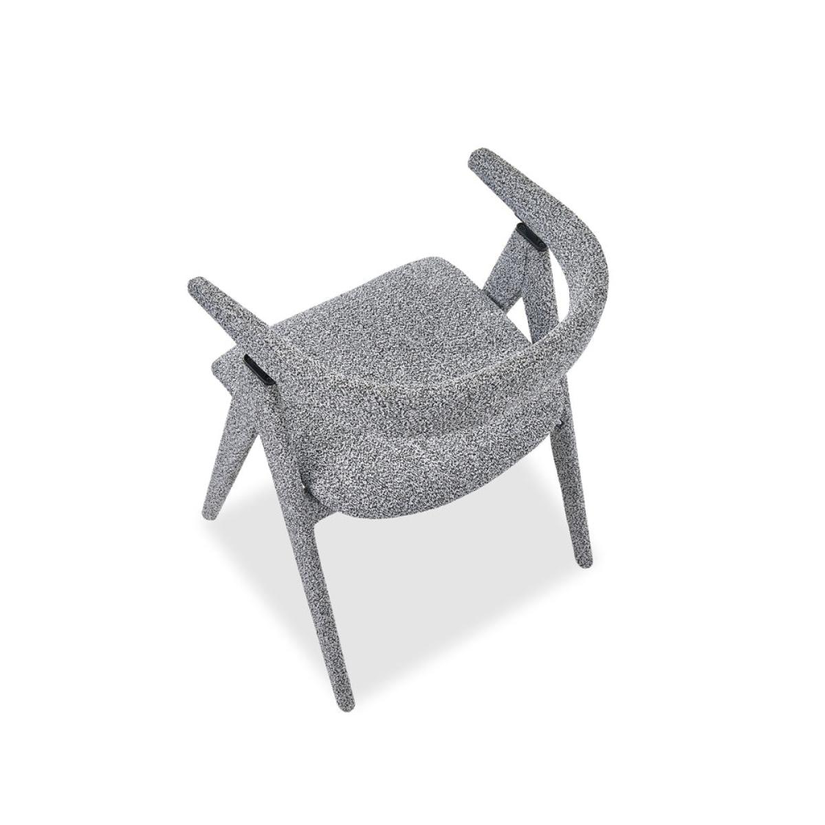 Liang & Eimil Kelly Dining Chair Cordoba Speckle Grey – image 4